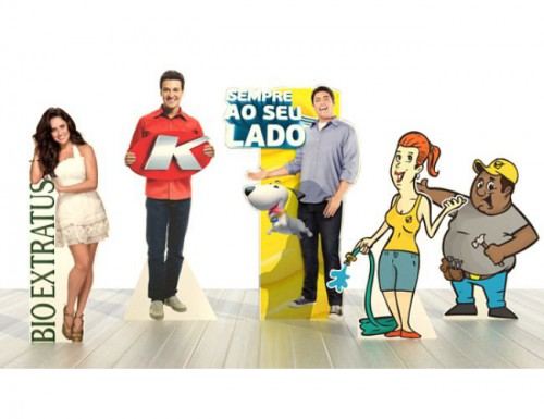 Totem Duplo PS 1MM - Frente - 80x160 cm 