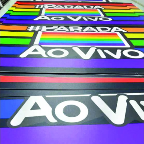 Impressão UV PS 0,3 mm