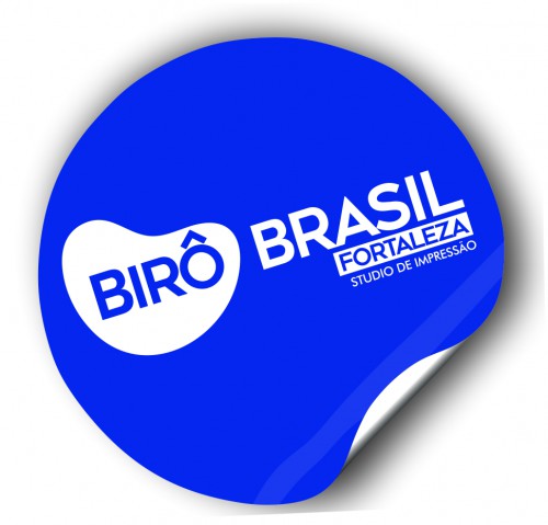 Impressão UV e recorte em Adesivo Promocional