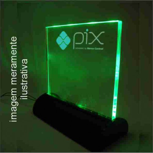 Display Acrilico PIX Luminoso 20x30 cm 