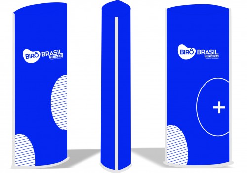 Totem Duplo PS 1MM 80x160 cm 